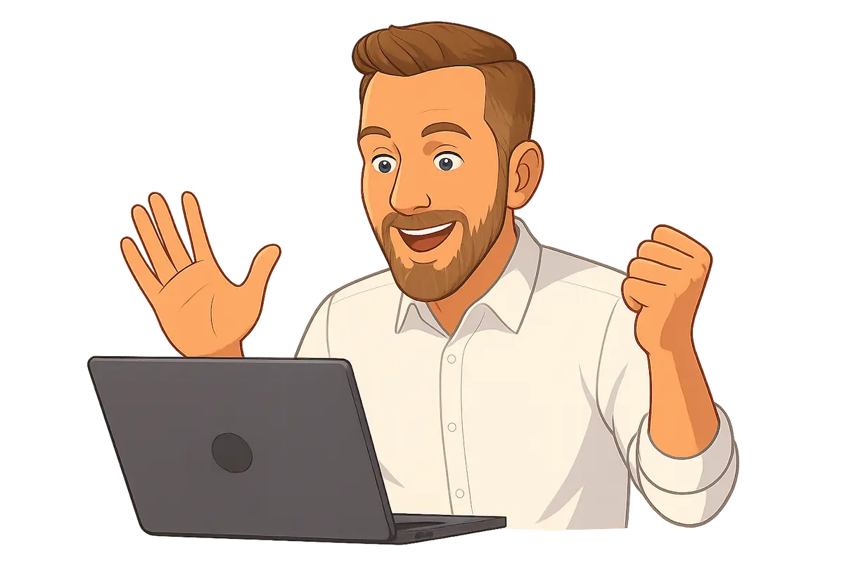 Okay, WOW! Mein Website-Grundgerüst steht!